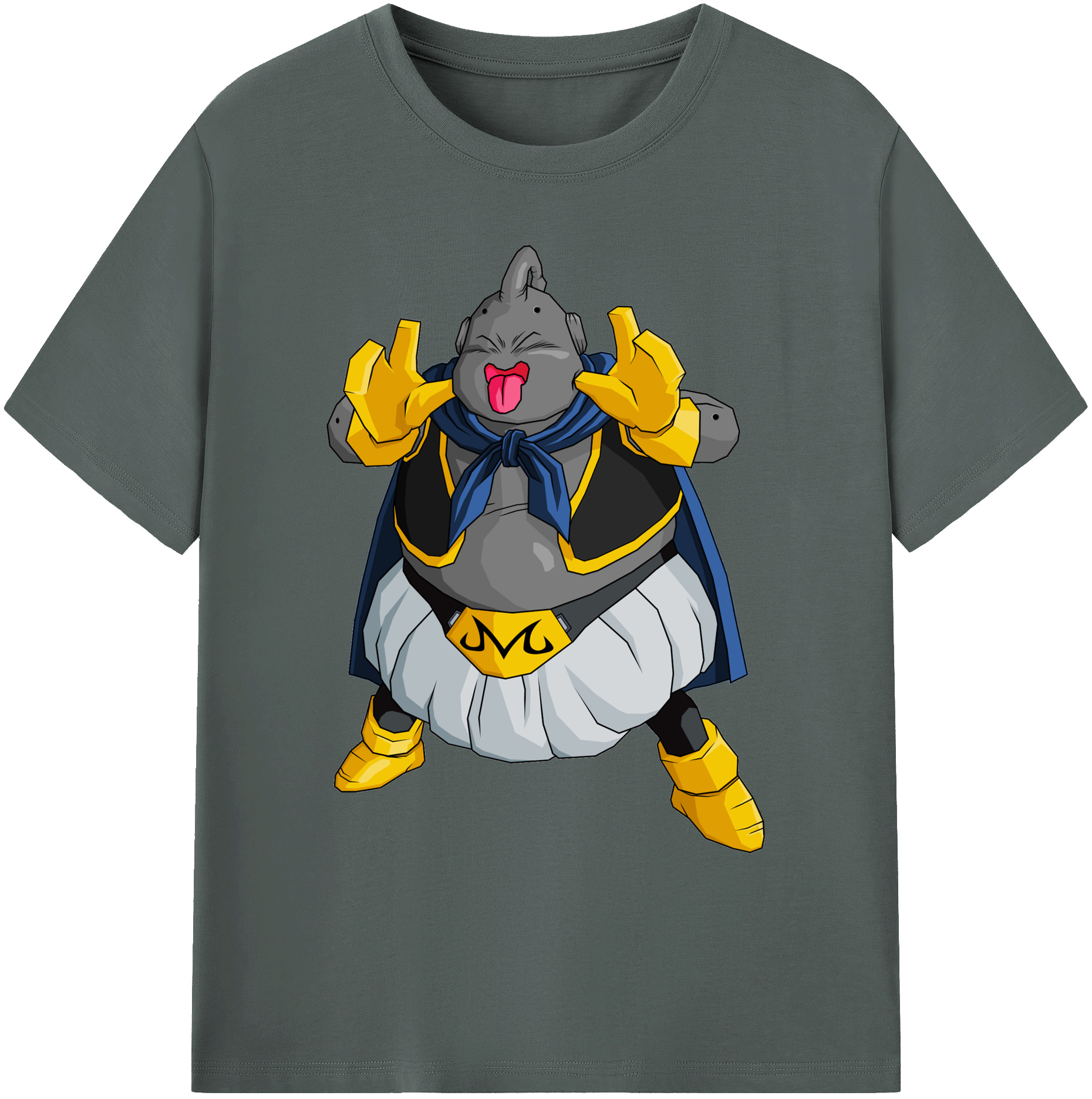 （画像用） ドラゴンボール 魔人ブウ DRAGON BALL Majin Buu 綿100％ メンズ半袖Tシャツ｜肌触りやわらか＆通気性
